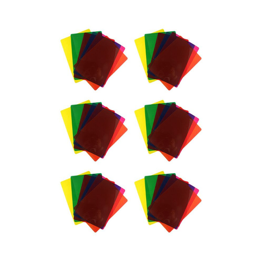 36Pcs Colored Overlays for Dyslexia, Dyslexia Reading Strips for Dyslexia Irlens, ADHD and Visual Stress, 11.7x8.3Inch