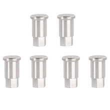 3X Metal Front Wheel Hex Hub Adapter for LDRC AE86 A86 A86P LD1801 1/18 RC Car Upgrade Parts Accessories