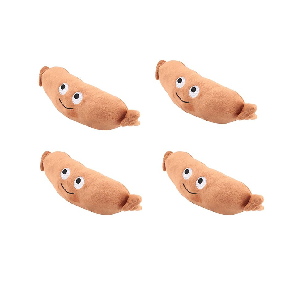 4Pc Stuffed Plush Sausage Toys 20Cm Stuffed Food Plush Dolls Pillow Gifts New Plush Pillows 6031167569783