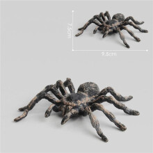 8 Stks 9.5 cm Grote Nep Realistische Spider Insect Model Toy Fun Halloween Scary Prop