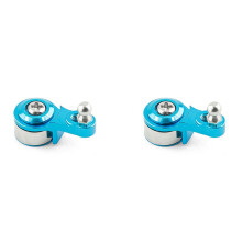 2X 25T Metal Adjustable Damping Servo Arm Servo Horn for 1/10 RC Crawler Car TRX4 -4 TRX6 Upgrade Parts,2
