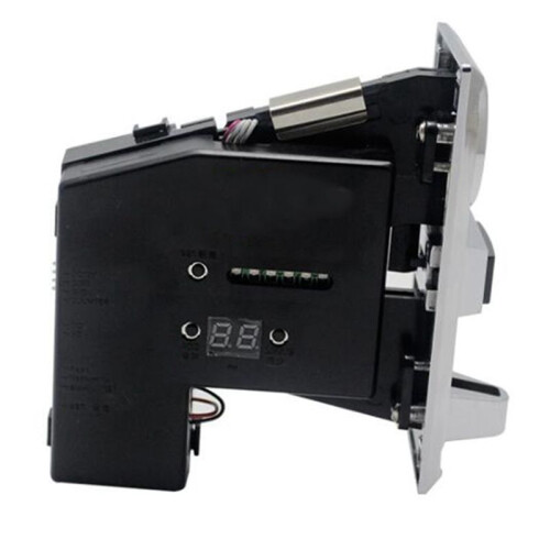 4X Programable Plastic Multi Coin Acceptor Electronic Roll Down Coin Acceptor Selector Mechanism Side Coin Selector