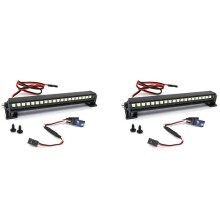 2X LED Daklamp Lichten Bar met Conversie Kabel voor WPL D12 C14 C24 C34 MN D90 MN99S RC Auto Upgrade Onderdelen Accessoires
