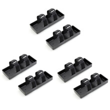 6 Ensembles de Supports de BoîTier de Batterie en Plastique pour Plateau Batterie TéLéCommandé pour 1/8 1/10 Axial SCX10 TRX4 D90 PièCes