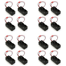 16Pack 6V 4XAA Battery Container Case Holder Pack Box JST Plug Receiver for HSP Redcat 1/8 1/10 RC Nitro Power Car Truck