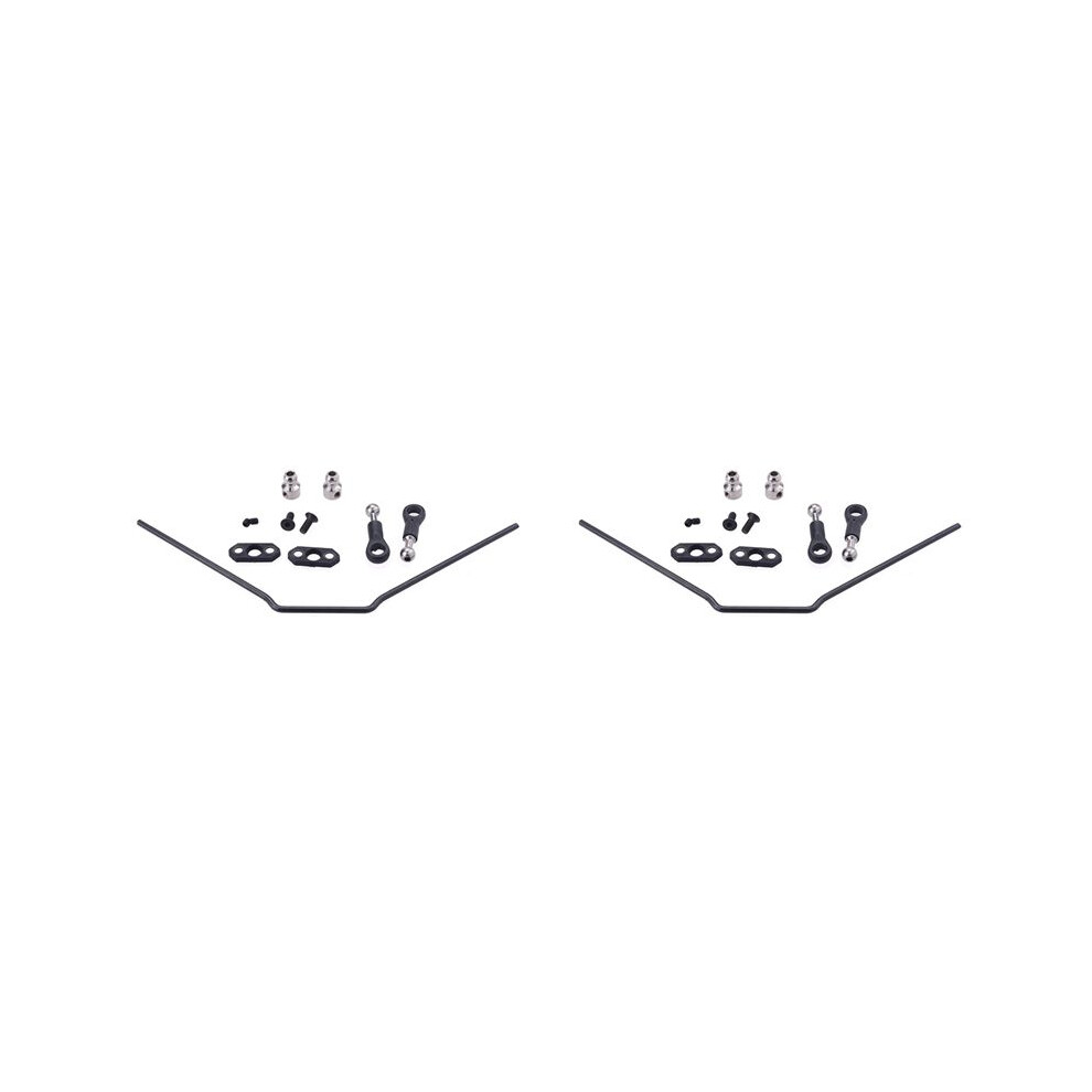 2X Front Anti-Roll Bar Sway Bar Set 8044 For 1/8 Zd Racing 08423 08425 08426 08427 9020 9072 9116 9203 Black 4713369800926