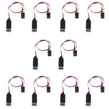10PZ 3CH 3-Channel HA CONDOTTO LA Lampada Interruttore di Controllo Della Luce del Pannello per 1/10 1/8 RC Modello di Auto HSP  Axial SCX10
