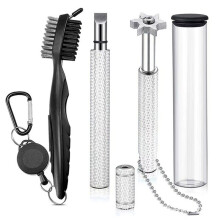 Club Cleaning Brush Cleaning Knife Grooving Tool Cleaning Pen Trench Cleaner Supplies Silver