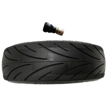 No Inflation Explode Proof Tire Compatible for Max G30 60/70-6.5 Black Vacuum Tire with Valve