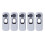 5pcs Dual Protect Fridge Lock, Light Gray 10x4cm 3
