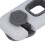 5pcs Dual Protect Fridge Lock, Light Gray 10x4cm 14