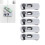 5pcs Dual Protect Fridge Lock, Light Gray 10x4cm 1