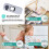 5pcs Dual Protect Fridge Lock, Light Gray 10x4cm 9