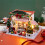 PC2319  Casa de Muñecas de Madera con Dulces. Kit de Casa de Muñecas en Miniatura. 6