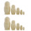 10X Unpainted Russian Nesting Dolls DIY Blank Nesting Dolls Unfinished Nesting Doll Kit Matryoshka Nesting Dolls 1