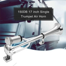 Car Air Horn 17 Inch 150DB 180W Car Siren Tone Pump Single Horn Compressor for Truck Car Boat Motorcycle - 12V