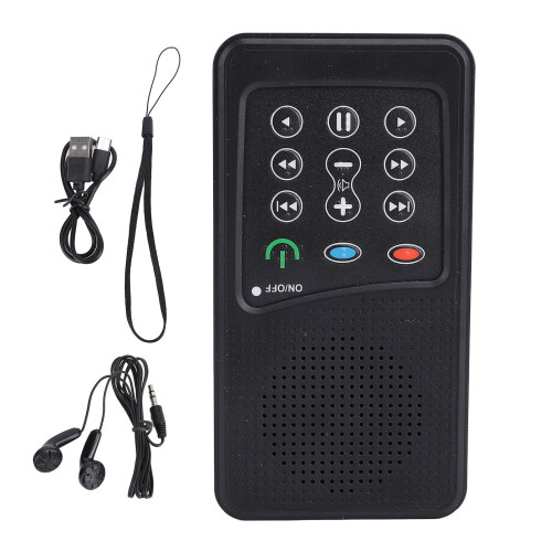 Portable Solar Scripture Audiobook Player 4G 900mAh ABS 1