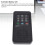 Portable Solar Scripture Audiobook Player 4G 900mAh ABS 9
