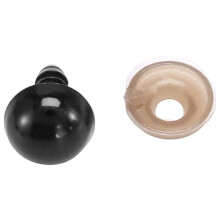 Sicherheits Augen mit Unterlegscheiben, 150 Teilige Kleine Puppen Augen Bastel Spielzeug Augen Teddy BäR Augen 6 Mm / 8 Mm / 9 Mm / 10 Mm / 12 Mm,