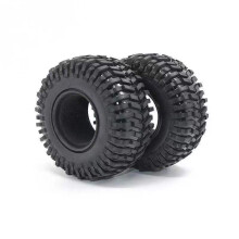 4ST 125MM 2,2 Tum Gummihjul DäCk för 1/10 RC Crawler Car Axial SCX10 90046 RR10 Wraith TRX4 -6