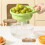 Hollow Drain Basket Kitchen Multifunctional Double-Layer Fruit and Vegetable Portable Basket Kitchen Storage B 3