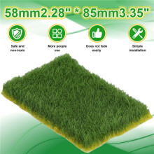 2PCS 58x85mm Miniature Weeds Cluster Hand-Torn Model Grass Needles Mountain Landscape Sand Table Decor Train Railway DIY