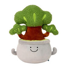 Pupazzo di Peluche di Piante Succulente In Vaso di Simulazione, Cuscino di Fiori In Vaso, Decorazione Morbida per il Comodino A