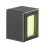 Card Storage Box for Trading Cards, Card Deck Box with Display Window Card Deck Case Green 1