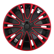 14 Inch Car Wheel Hub Cap Replacement Red Polypropylene Snapon Hubcaps for Scratch Protection