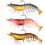 3 Stück Angelköder, Garnelenköder, Vormontierte Angel-Jigs, Weicher Köder, Barsch, Forelle, Crappie-Köder für Süß- und Salzwasser 1