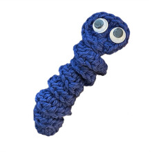 Handmade Emotional Support Worry Worm Gift, Crochet Worry Worm Inspirational Cares for You, Cute Knitted Gift,