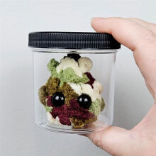 Adopt A Weed Nugget Plushie in A Jar Handmade Plush Stuffed Toys,Little Weed Nugget Plushie No Card