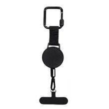 Suporte Retrátil Antirroubo para Telefone, Cordão para Celular, Cinta de Segurança para Smartphone, com Clipe de Cinto, Cordão para Celular