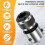 Quick Change Chisel Retainer, Retaining Quick Chuck Attachments, Air Chisel Spring Retainer for Fixing Most Air Shovels 4