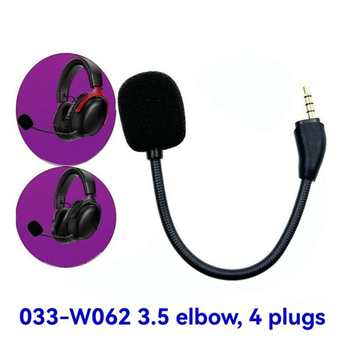 Replace 3.5mm Mic Microphone for   X Cloud IIl Game Headsets Gaming Headphones Mic 1