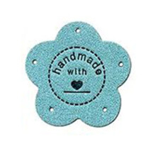56pcs Handmade Leather Labels,Handmade Leather Labels for Crochet,Colorful Leather Labels for Handmade Items Knit DIY