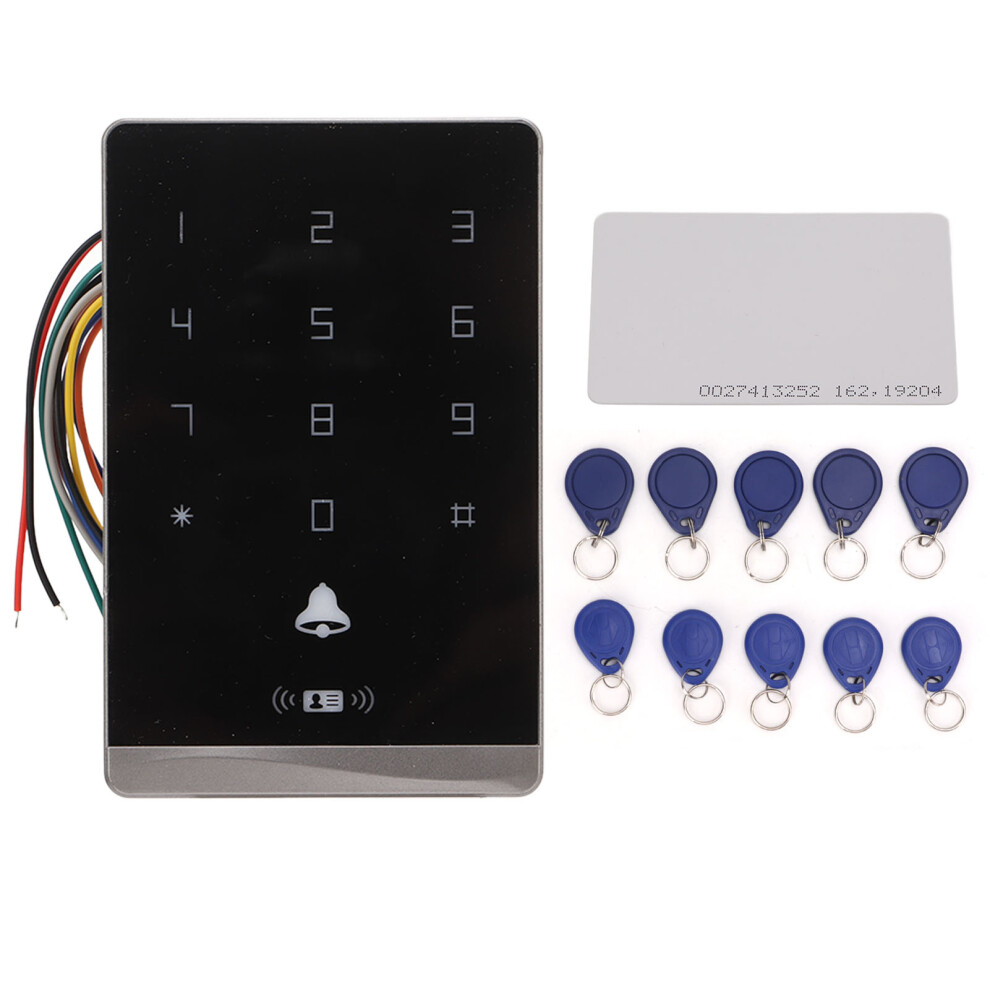 Password Access Control Access Control System Touch Keypad Rfid Card Reader Waterproof Outdoor Installation With Blue Backlight Keypad And Wg26 34 9049227029860