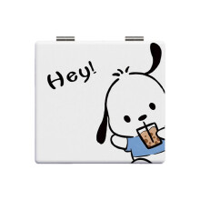 Specchio Tascabile Kawaii da Viaggio per il Trucco per Donne e Ragazze, Hey Pochacco