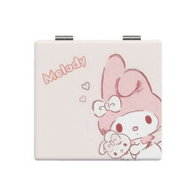 Kawaii Pocket Mirror Reis Make- Spiegel voor Vrouwen en Meisjes, Hey Melody