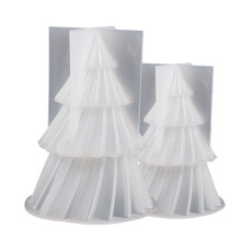 Árvore de Natal Vela de Aromaterapia Molde de Silicone DIY Vela de Aromaterapia Ferramentas para Fazer Sabão Molde de Resina Vela de Natal