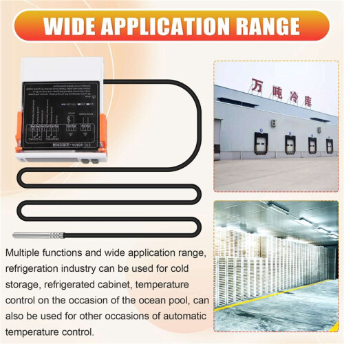 STC-8080A+ Digital Thermostat Temperature Controller Refrigerator Refrigeration Automatic Defrost Timer Single Probe 2