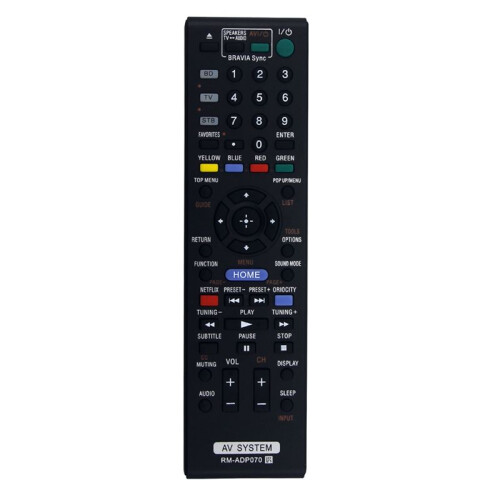 Remote Control RM-ADP070 Replace for  AV System Home Theater System HBD-E280 BDV-E980W HBD-E580 HBDE280 BDVE980W
