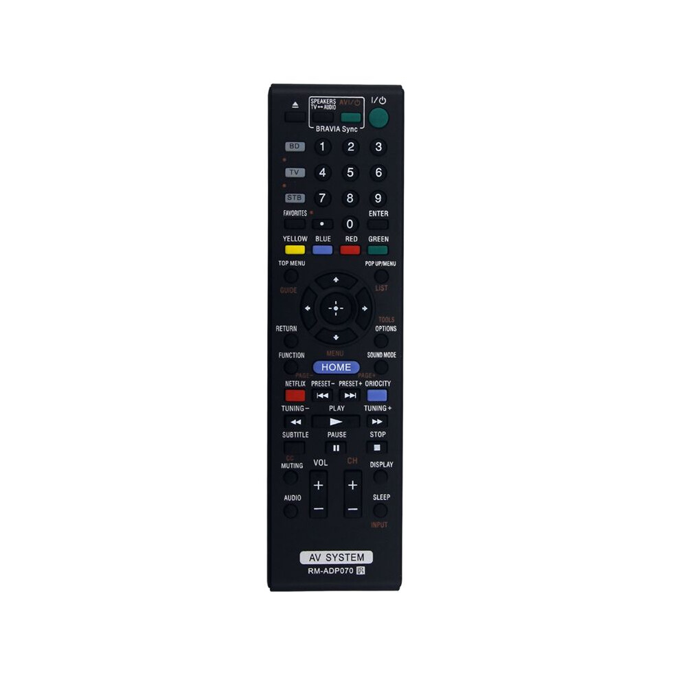 Remote Control Rm-Adp070 Replace For Av System Home Theater System Hbd-E280 Bdv-E980w Hbd-E580 Hbde280 Bdve980w 6032542413172