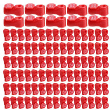 100pcs 6mm Plastic Anti-Theft Locks Unlock Device Retail Shop Supermarket Peg Hook Stop Lock Pegboard Hook Lock