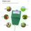 Soil PH Meter Garden Plant PH Meter Digital Dial High Quality PH Meter Soil Acidity Test Tools Square Soil Detector 3