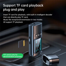 GT72 5.4-Adapter - 3,5 mm AUX- en USB-Ontvanger Zender Plug & Ondersteunt TF-Kaart voor Tv en Pc