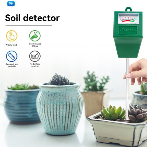 Soil PH Meter Garden Plant PH Meter Digital Dial High Quality PH Meter Soil Acidity Test Tools Square Soil Detector 1