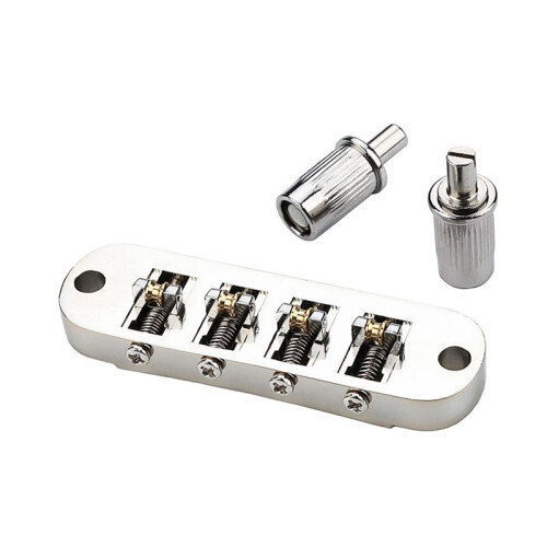 Tune-O-Matic Roller Saddle Guitar Bridge for LP SG 4 String Guitars Electric Guitar