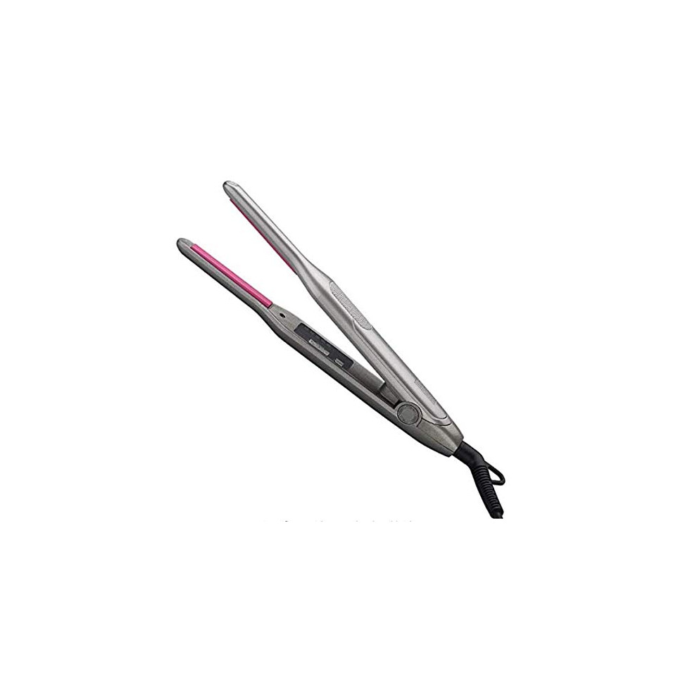Hair Straightener and Curler 2 in 1 Ceramic Fast Heating with Adjustable Temp LCD Dual Voltage