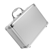 Aluminum Tool Case with ImpactResistant Shell, Lockable Latches, Heavy Duty Organizer